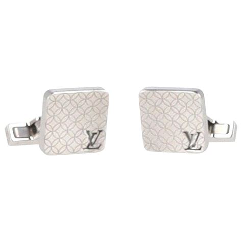 louis vuitton pearl silver cufflinks|louis vuitton cufflinks australia.